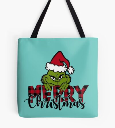 The Grinch Wishes Merry Christmas Tote Bag Official The Grinch Merch