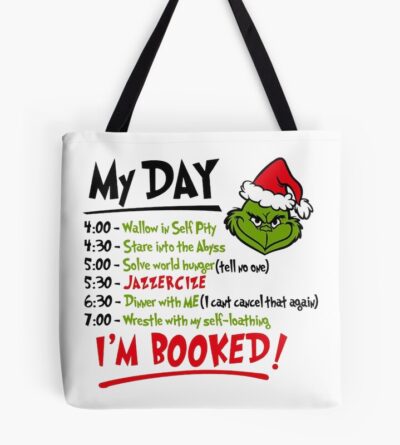 My Day Grinch Booked Tote Bag Official The Grinch Merch