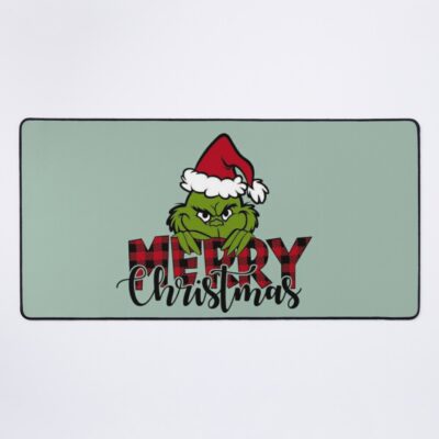 The Grinch Wishes Merry Christmas Mouse Pad Official The Grinch Merch