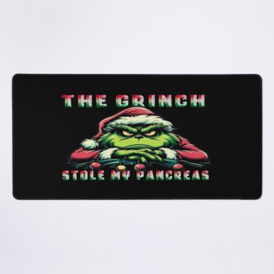 The Grinch Stole My Pancreas Mouse Pad Official The Grinch Merch