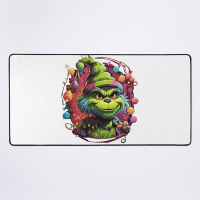 Mr. Grinchy Zany Zest And Zealous Zestfulness Mouse Pad Official The Grinch Merch