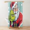 Santa Grinch Shower Curtain Official The Grinch Merch