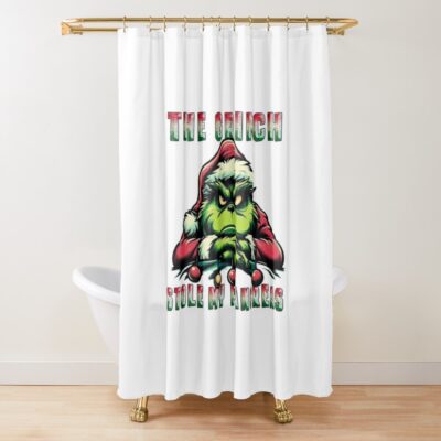 The Grinch Stole My Pancreas Shower Curtain Official The Grinch Merch