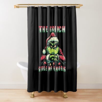 The Grinch Stole My Pancreas Shower Curtain Official The Grinch Merch