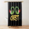 Funny Matching Couple Chest Nuts Shower Curtain Official The Grinch Merch