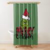 The Grinch Wishes Merry Christmas Shower Curtain Official The Grinch Merch