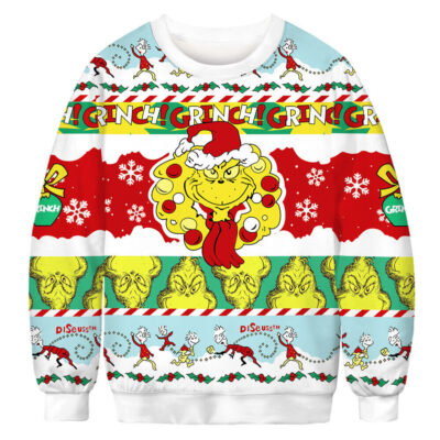 The Grinch Unisex Style 01 Ugly Sweater Sweatshirt - The Grinch Store