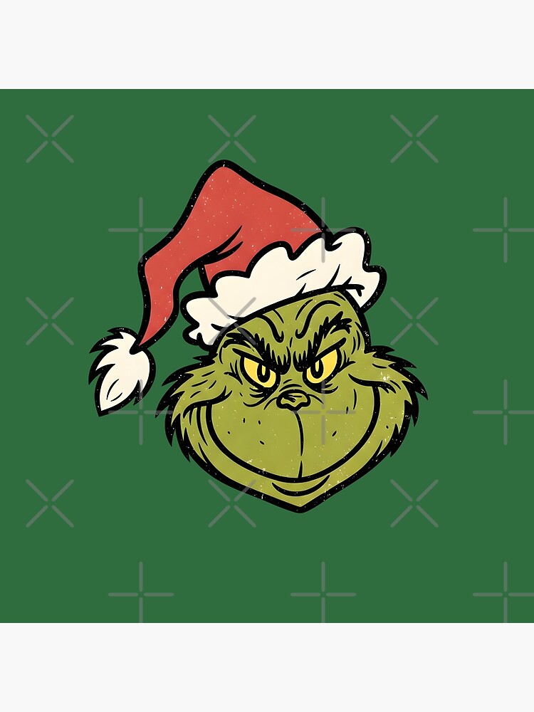 Hot Item Face The Grinch Throw Pillow - Image 2
