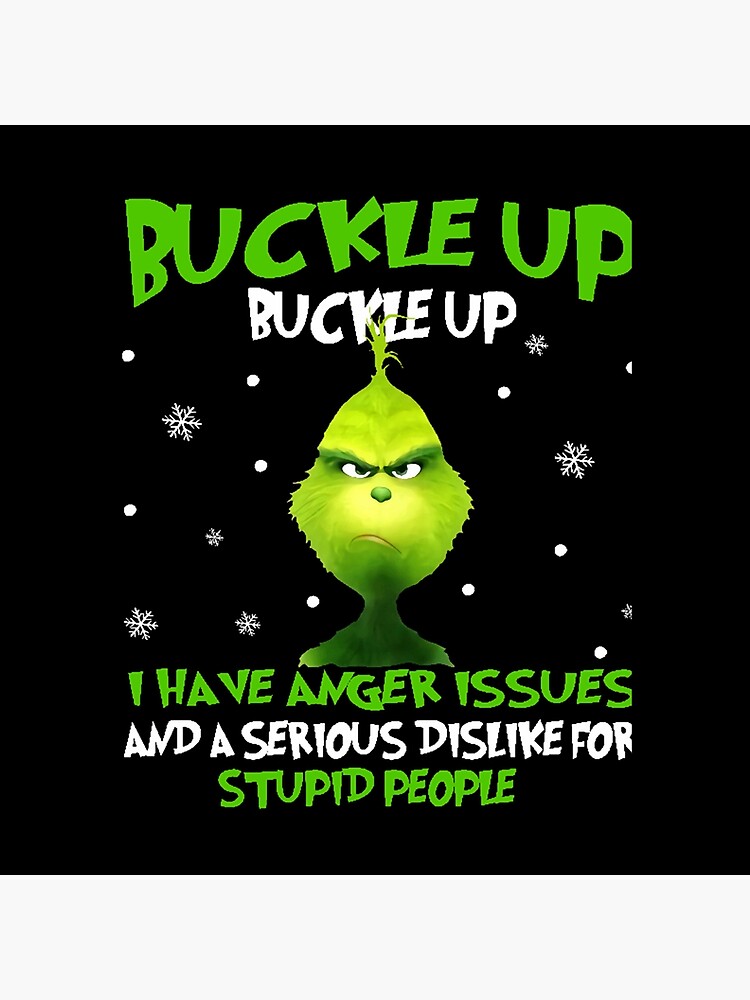 Art The Grinch Buckle Up Tapestry - Image 2