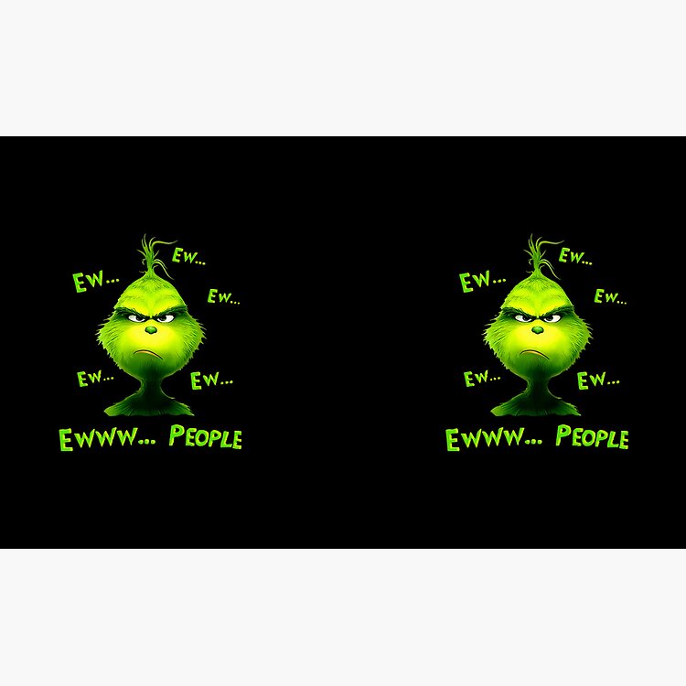 Grinch Ew People Funny Christmas Mood Mug - Image 3