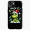 Art The Grinch Resting Grinch Face Iphone Case