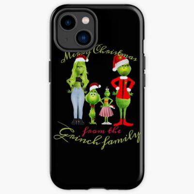 Art The Grinch Family Iphone Case
