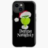The Grinch Define Naughty Iphone Case