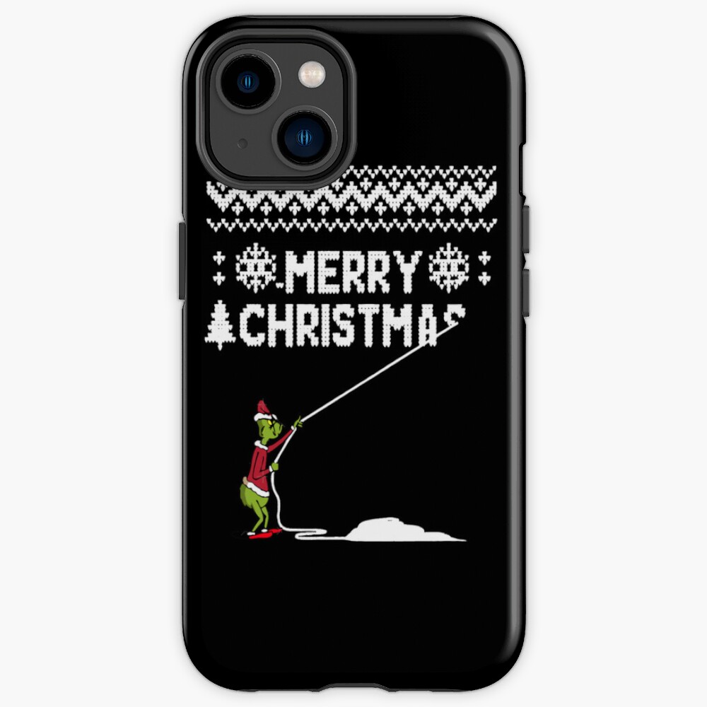 Grinch Christmas Funny Holiday Design Iphone Case