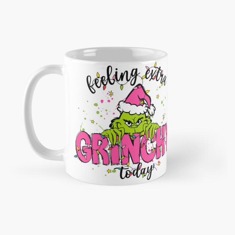Feeling Extra Grinchy Today Christmas Mug - Image 2