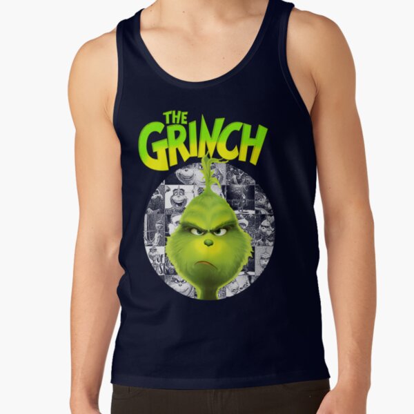 Merry Grinchmas Movie The Grinch Tank Top - Image 5