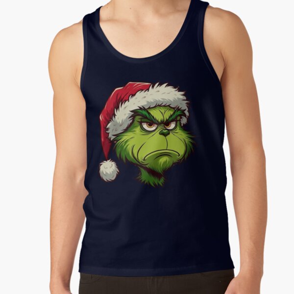 Hot Item The Grinch Face Tank Top - Image 5