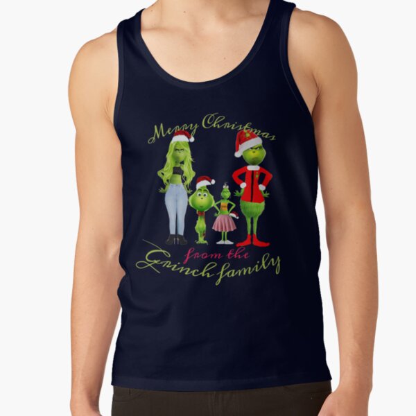 Art The Grinch Family Tank Top - Image 5