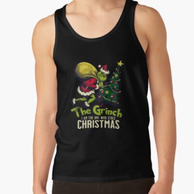 Print Design Christmas The Grinch Tank Top