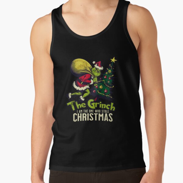 Print Design Christmas The Grinch Tank Top