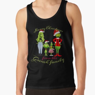Art The Grinch Family Tank Top