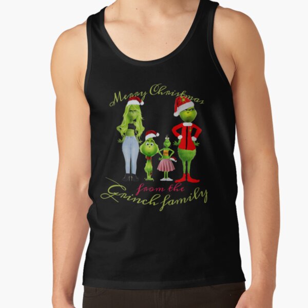Art The Grinch Family Tank Top