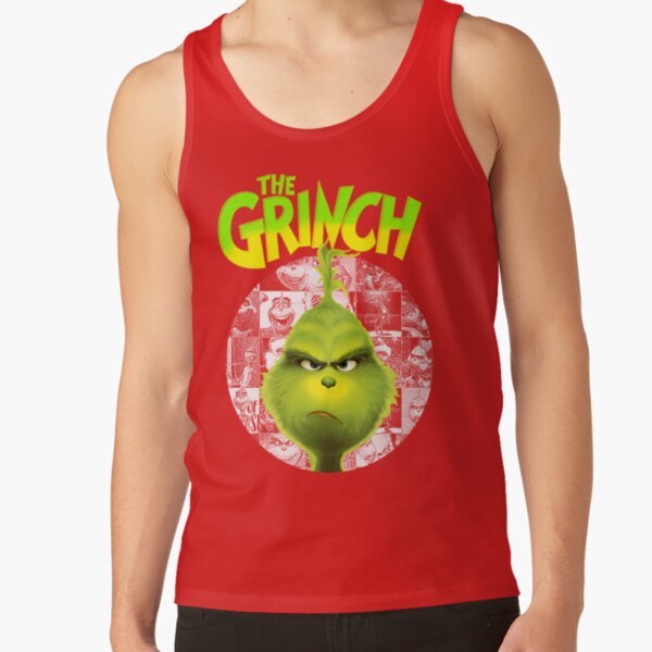 Merry Grinchmas Movie The Grinch Tank Top - Image 4