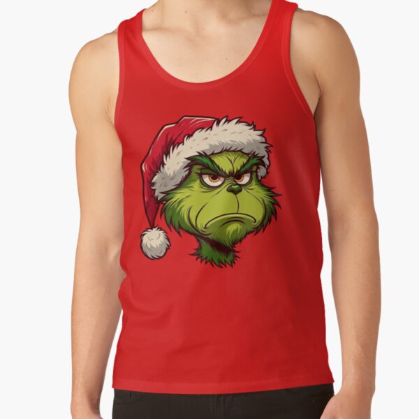 Hot Item The Grinch Face Tank Top - Image 4