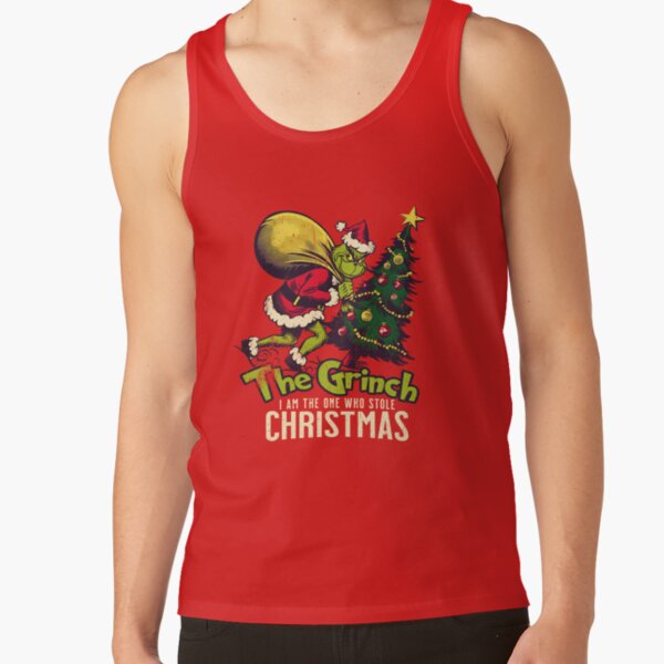 Print Design Christmas The Grinch Tank Top - Image 4
