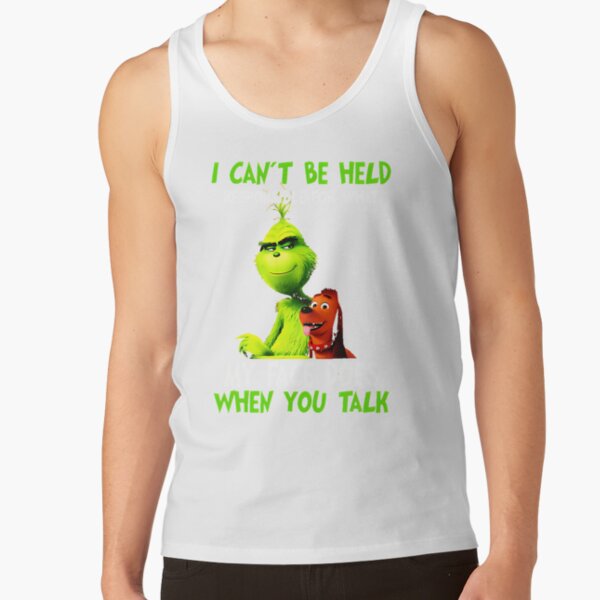 New Collection Christmas Grinchs Face Tank Top - Image 2