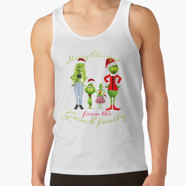 Art The Grinch Family Tank Top - Image 2