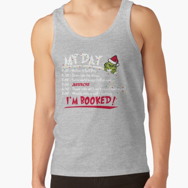 Enjoying My Day The Grinch Tank Top - Image 2
