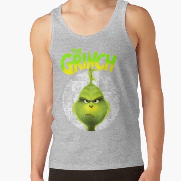 Merry Grinchmas Movie The Grinch Tank Top - Image 3
