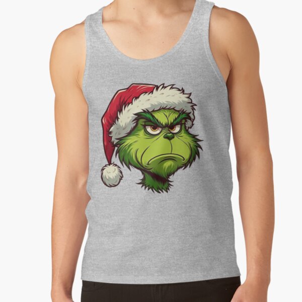 Hot Item The Grinch Face Tank Top - Image 3