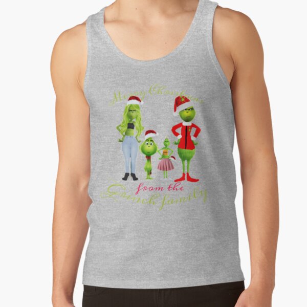 Art The Grinch Family Tank Top - Image 3