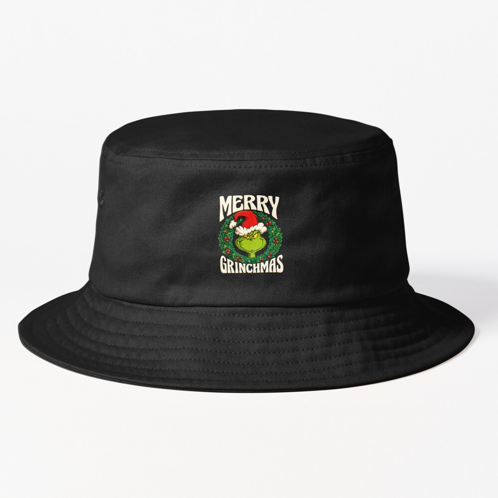 The Grinch Merry Grinchmas Graphic Bucket Hat