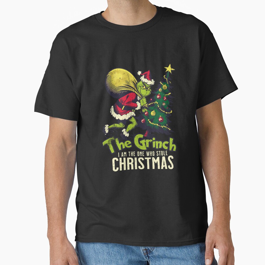 Print Design Christmas The Grinch T-shirt