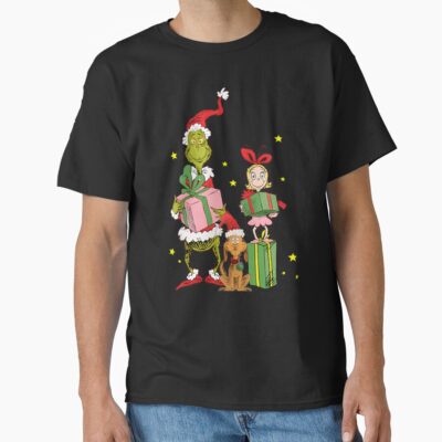 Funny Christmas Grinchs Movies Lover Gift T-shirt