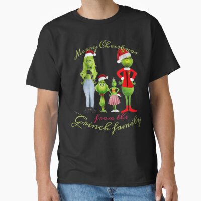 Art The Grinch Family T-shirt