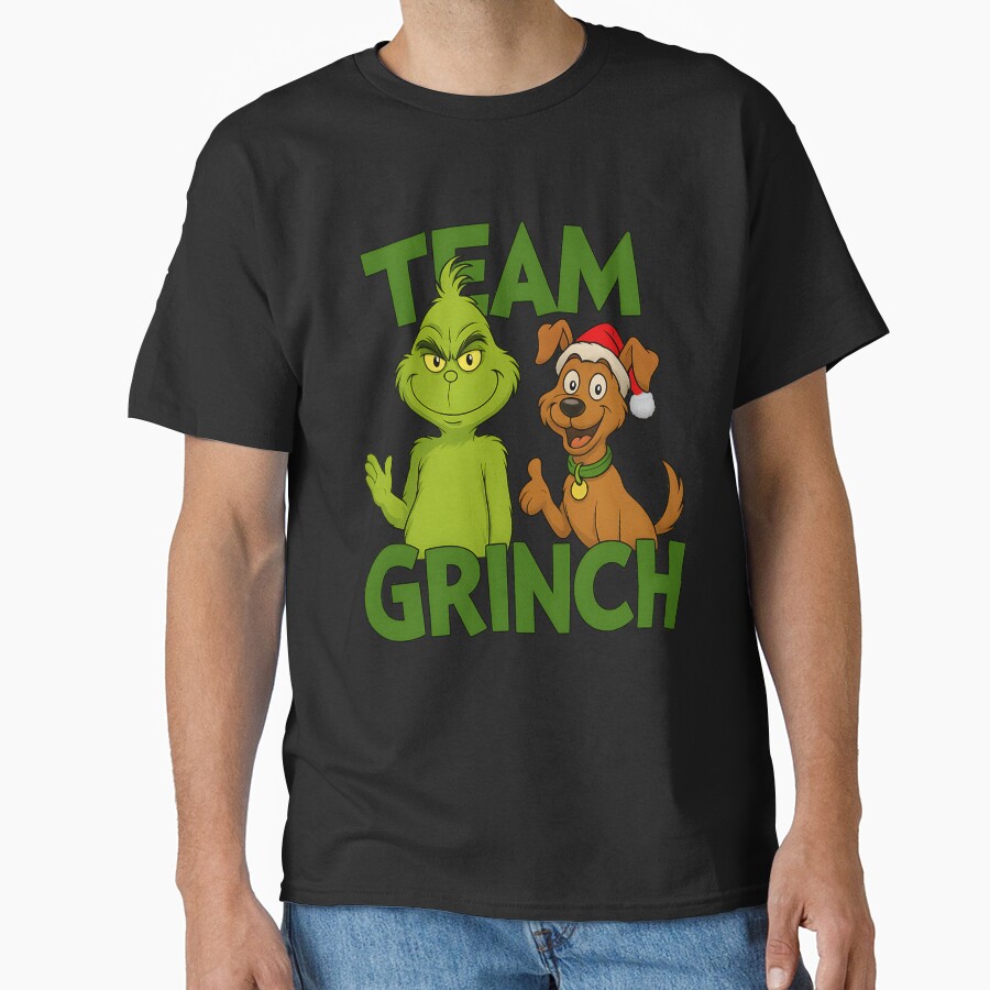 Team Grinch How The Grinch Stole Christmas T-shirt - Image 2