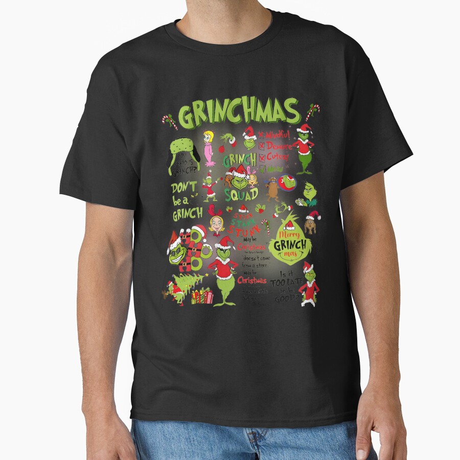 Merry Greenmas Christmas Mean Guy T-shirt - Image 2
