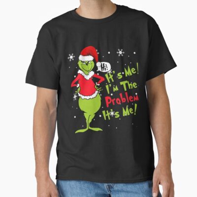 Funny Grinch Christmas Holiday Design T-shirt