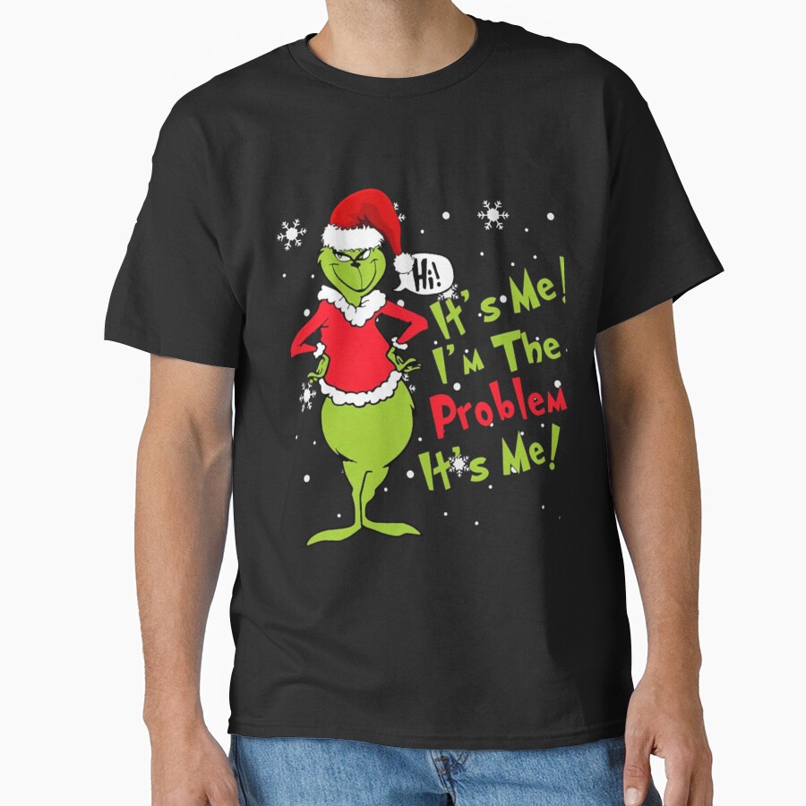 Funny Grinch Christmas Holiday Design T-shirt