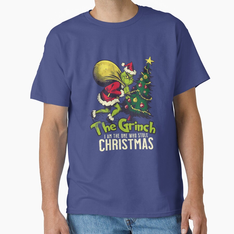 Print Design Christmas The Grinch T-shirt - Image 4