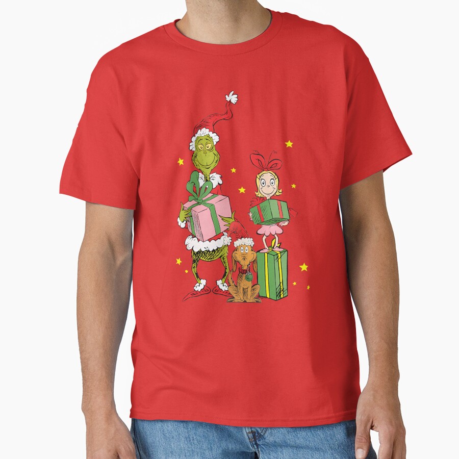 Funny Christmas Grinchs Movies Lover Gift T-shirt - Image 5