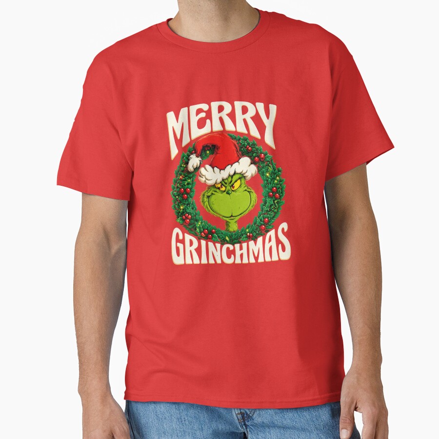 The Grinch Merry Grinchmas Graphic T-shirt - Image 4