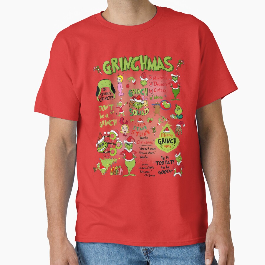 Merry Greenmas Christmas Mean Guy T-shirt - Image 5