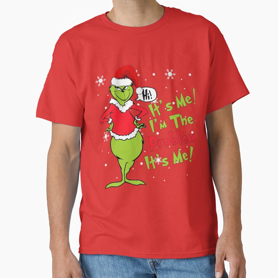 Funny Grinch Christmas Holiday Design T-shirt - Image 5