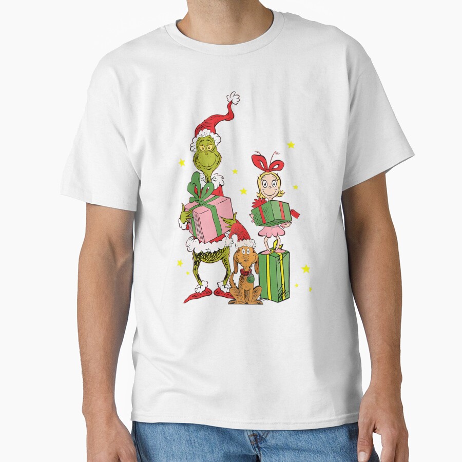 Funny Christmas Grinchs Movies Lover Gift T-shirt - Image 2
