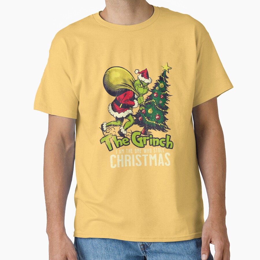 Print Design Christmas The Grinch T-shirt - Image 6